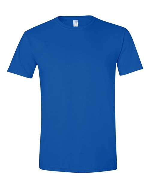 Gildan Softstyle® T-Shirt 64000 Royal Custom Embroidered Business Logo