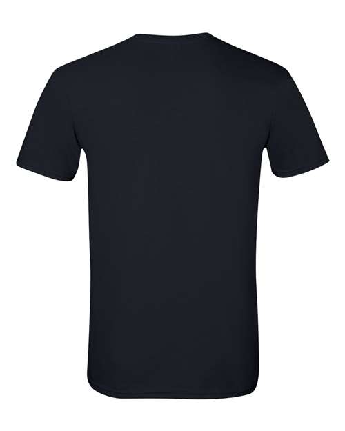 Gildan Softstyle® T-Shirt 64000 Black Custom Embroidered Business Logo