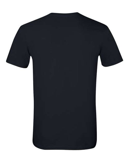 Gildan Softstyle® T-Shirt 64000 Black Custom Embroidered Business Logo