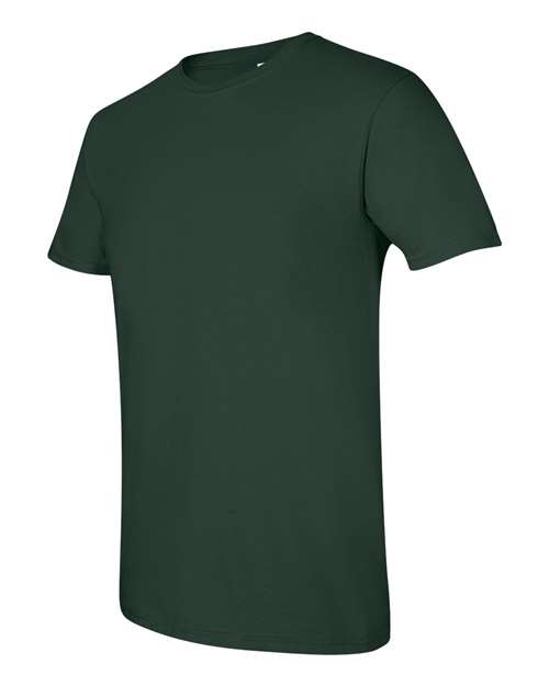 Gildan Softstyle® T-Shirt 64000 Forest Custom Embroidered Business Logo