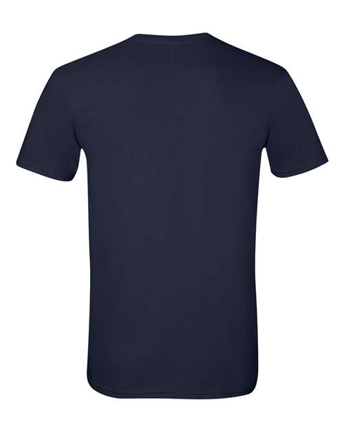 Gildan Softstyle® T-Shirt 64000 Navy Custom Embroidered Business Logo