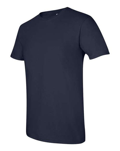 Gildan Softstyle® T-Shirt 64000 Navy Custom Embroidered Business Logo