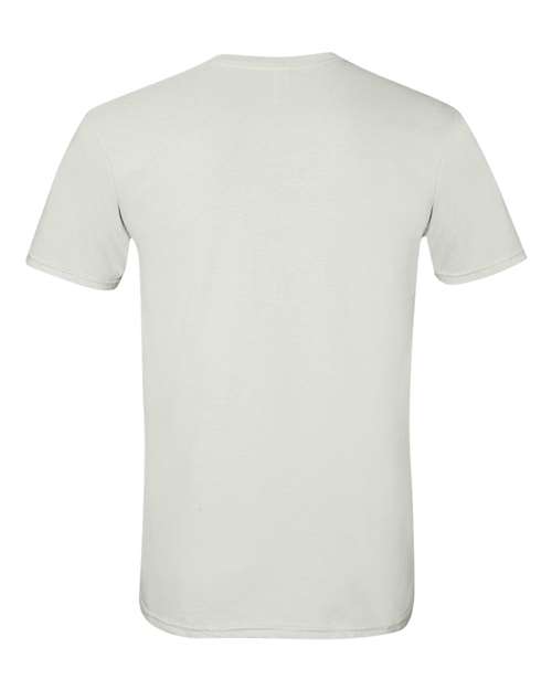 Gildan Softstyle® T-Shirt 64000 White Custom Embroidered Business Logo