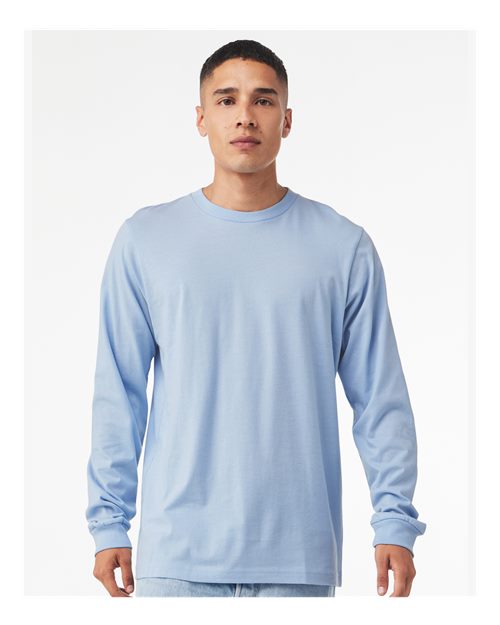 BELLA + CANVAS Eco-Fleece Baller Short Sleeve Hoodie 3501 Atlantic Custom Embroidered Business Logo