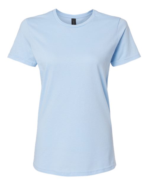 Gildan Softstyle® Women’s T-Shirt 64000L Light Blue Custom Embroidered Business Logo