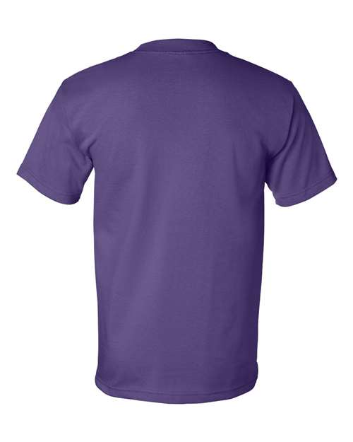 Bayside USA-Made Heavyweight T-Shirt 5100 Purple