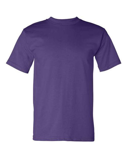 Bayside USA-Made Heavyweight T-Shirt 5100 Purple