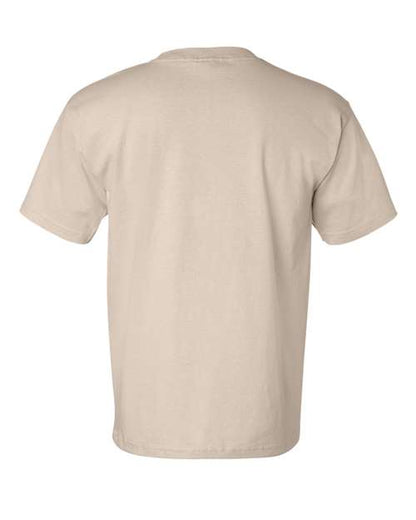 Bayside USA-Made Pocket T-Shirt 7100 Sand