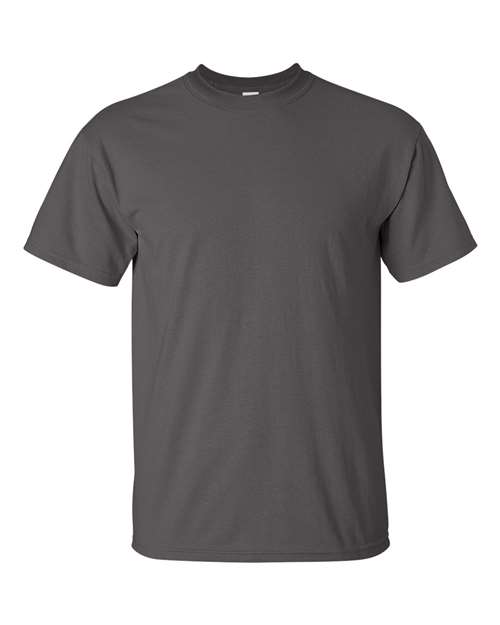 Gildan Women’s 1X1 Baby Rib Raglan Three-Quarter Sleeve Tee 2000 Charcoal Custom Embroidered Business Logo