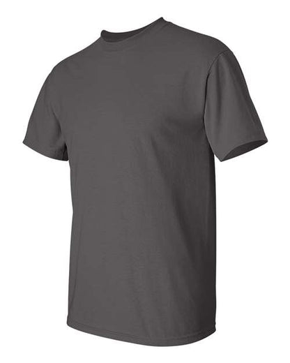 Gildan Women’s 1X1 Baby Rib Raglan Three-Quarter Sleeve Tee 2000 Charcoal Custom Embroidered Business Logo