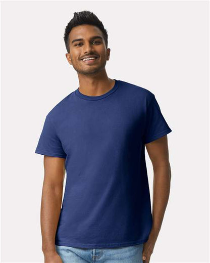 Custom Embroidered  Gildan Ultra Cotton® T-Shirt 2000 Metro Blue