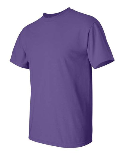 Gildan Women’s 1X1 Baby Rib Raglan Three-Quarter Sleeve Tee 2000 Purple Custom Embroidered Business Logo