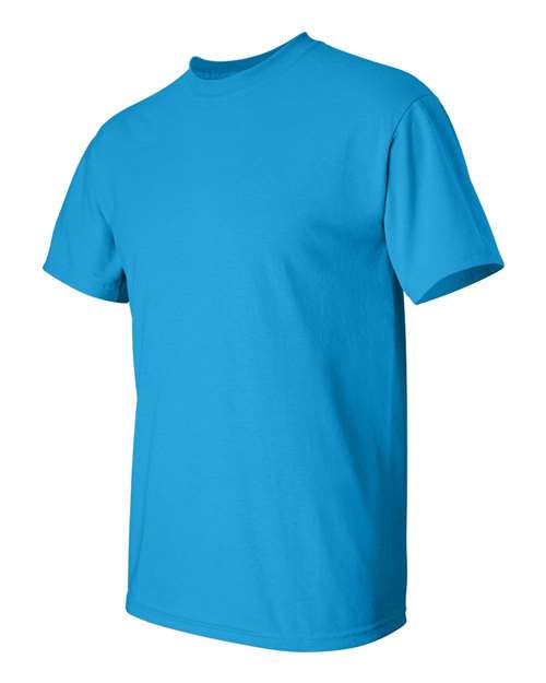 Gildan Women’s 1X1 Baby Rib Raglan Three-Quarter Sleeve Tee 2000 Sapphire Custom Embroidered Business Logo