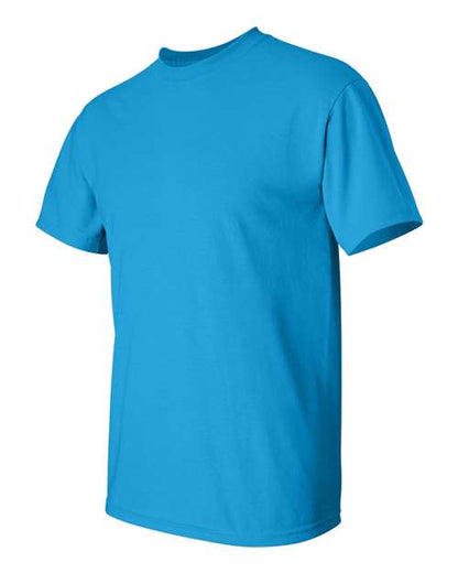 Gildan Women’s 1X1 Baby Rib Raglan Three-Quarter Sleeve Tee 2000 Sapphire Custom Embroidered Business Logo