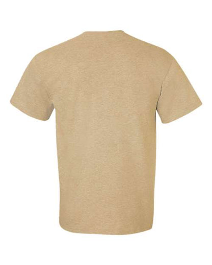 Gildan Women’s 1X1 Baby Rib Raglan Three-Quarter Sleeve Tee 2000 Tan Custom Embroidered Business Logo