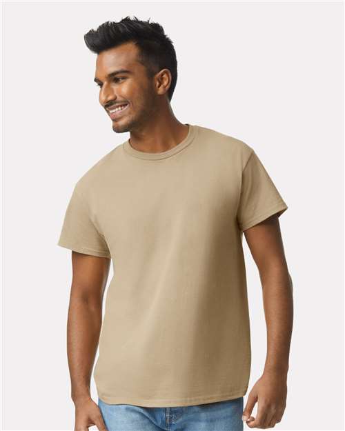 Custom Embroidered  Gildan Ultra Cotton® T-Shirt 2000 Tan