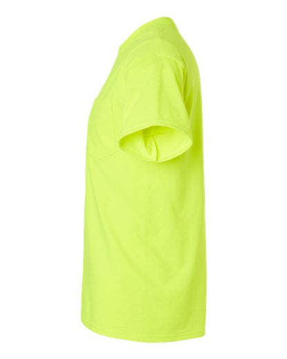 Gildan Ultra Cotton® Pocket T-Shirt 2300 Safety Green