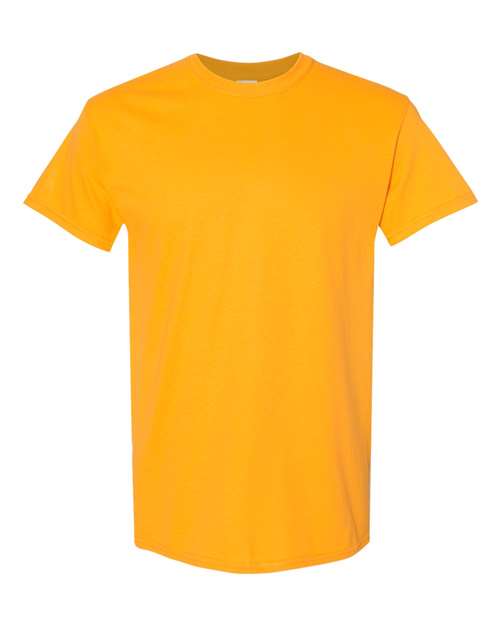 Gildan USA-Made Fine Jersey T-Shirt 5000 Gold Custom Embroidered Business Logo
