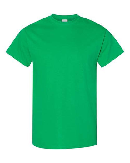 Gildan USA-Made Fine Jersey T-Shirt 5000 Irish Green Custom Embroidered Business Logo