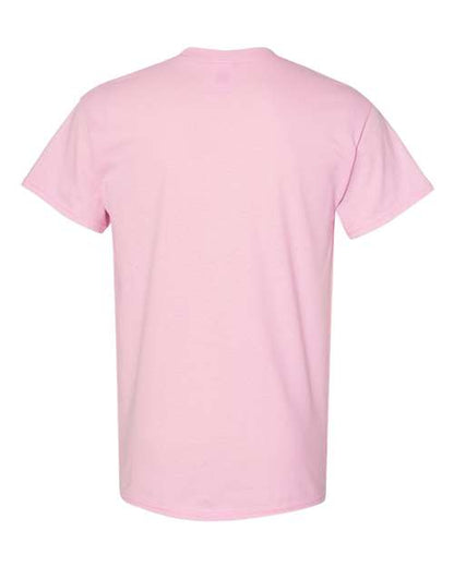 Gildan USA-Made Fine Jersey T-Shirt 5000 Light Blue Custom Embroidered Business Logo