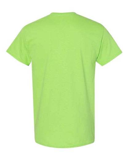 Gildan USA-Made Fine Jersey T-Shirt 5000 Lime Custom Embroidered Business Logo