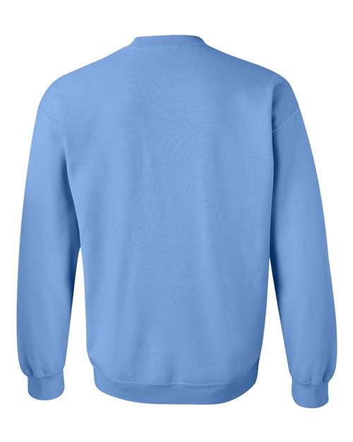 Gildan Heavy Blend™ Crewneck Sweatshirt 18000 Carolina Blue Custom Embroidered Business Logo