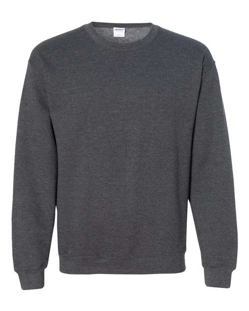 Gildan Heavy Blend™ Crewneck Sweatshirt 18000 Dark Chocolate Custom Embroidered Business Logo
