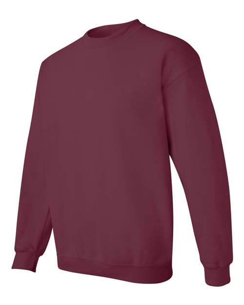 Gildan Heavy Blend™ Crewneck Sweatshirt 18000 Light Pink Custom Embroidered Business Logo