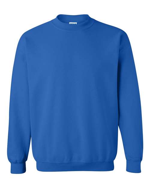 Gildan Heavy Blend™ Crewneck Sweatshirt 18000 Royal Custom Embroidered Business Logo