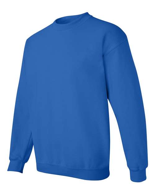 Gildan Heavy Blend™ Crewneck Sweatshirt 18000 Royal Custom Embroidered Business Logo