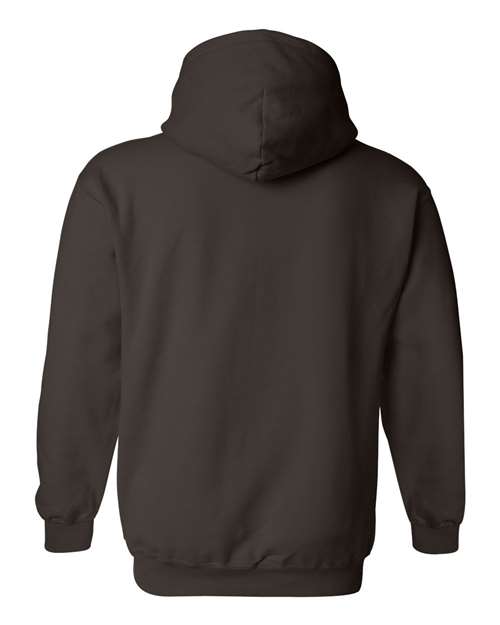 Gildan Heavy Blend™ Hooded Sweatshirt 18500 Cherry Red Custom Embroidered Business Logo