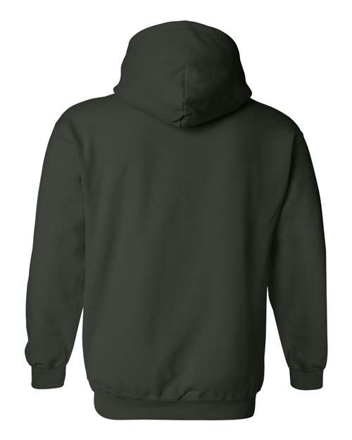 Gildan Heavy Blend™ Hooded Sweatshirt 18500 Dark Heather Custom Embroidered Business Logo