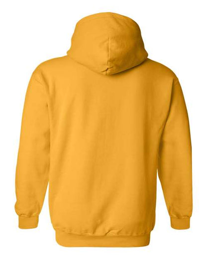 Gildan Heavy Blend™ Hooded Sweatshirt 18500 Gold Custom Embroidered Business Logo
