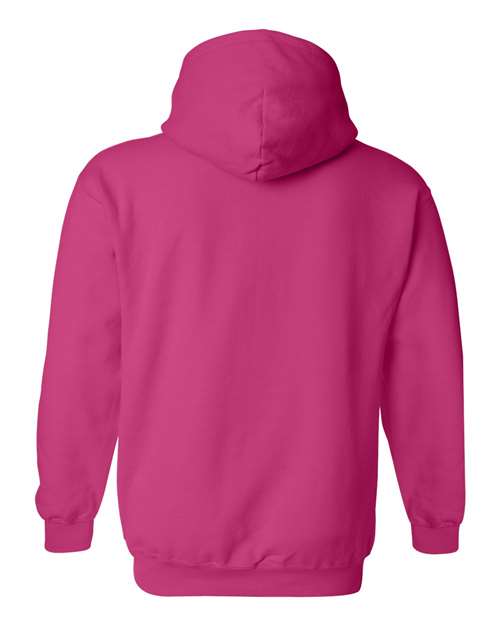 Gildan Heavy Blend™ Hooded Sweatshirt 18500 Heliconia Custom Embroidered Business Logo
