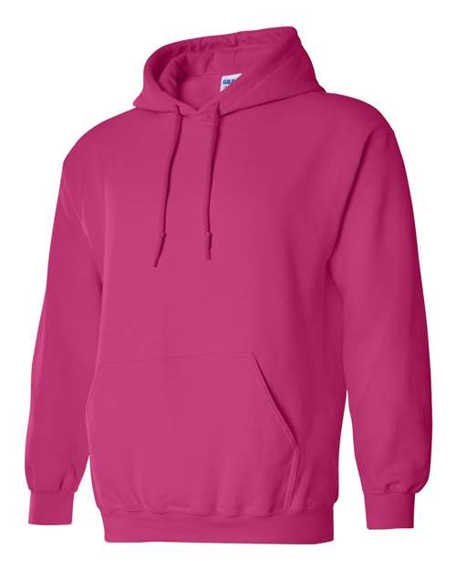 Gildan Heavy Blend™ Hooded Sweatshirt 18500 Heather Scarlet Red Custom Embroidered Business Logo