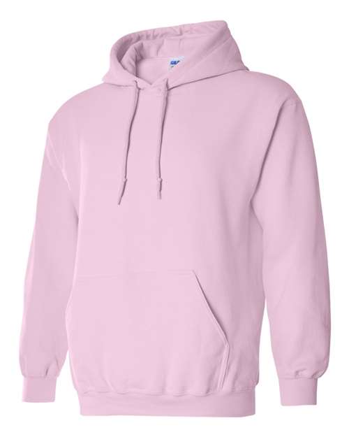 Gildan Heavy Blend™ Hooded Sweatshirt 18500 Light Pink Custom Embroidered Business Logo