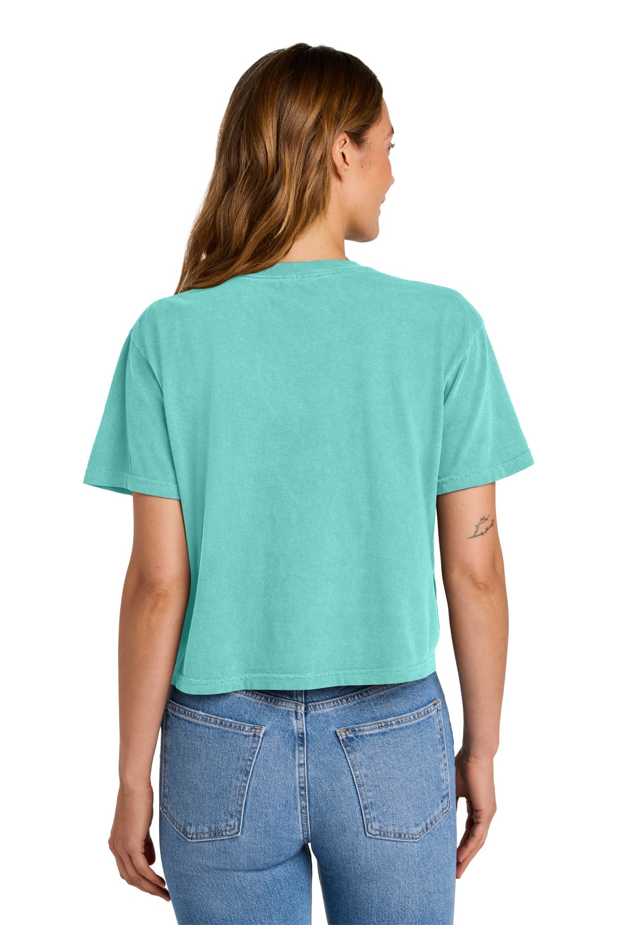 Custom Embroidered Comfort Colors T-Shirts  in Chalky Mint