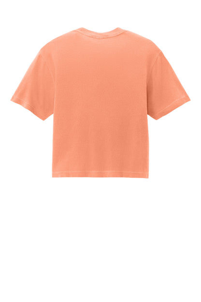 Custom Embroidered Comfort Colors T-Shirts  in Neon Cantaloupe