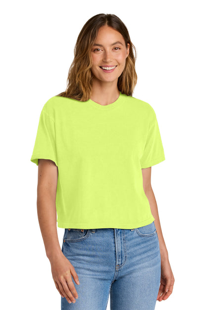 Custom Embroidered Comfort Colors T-Shirts  in Neon Lemon