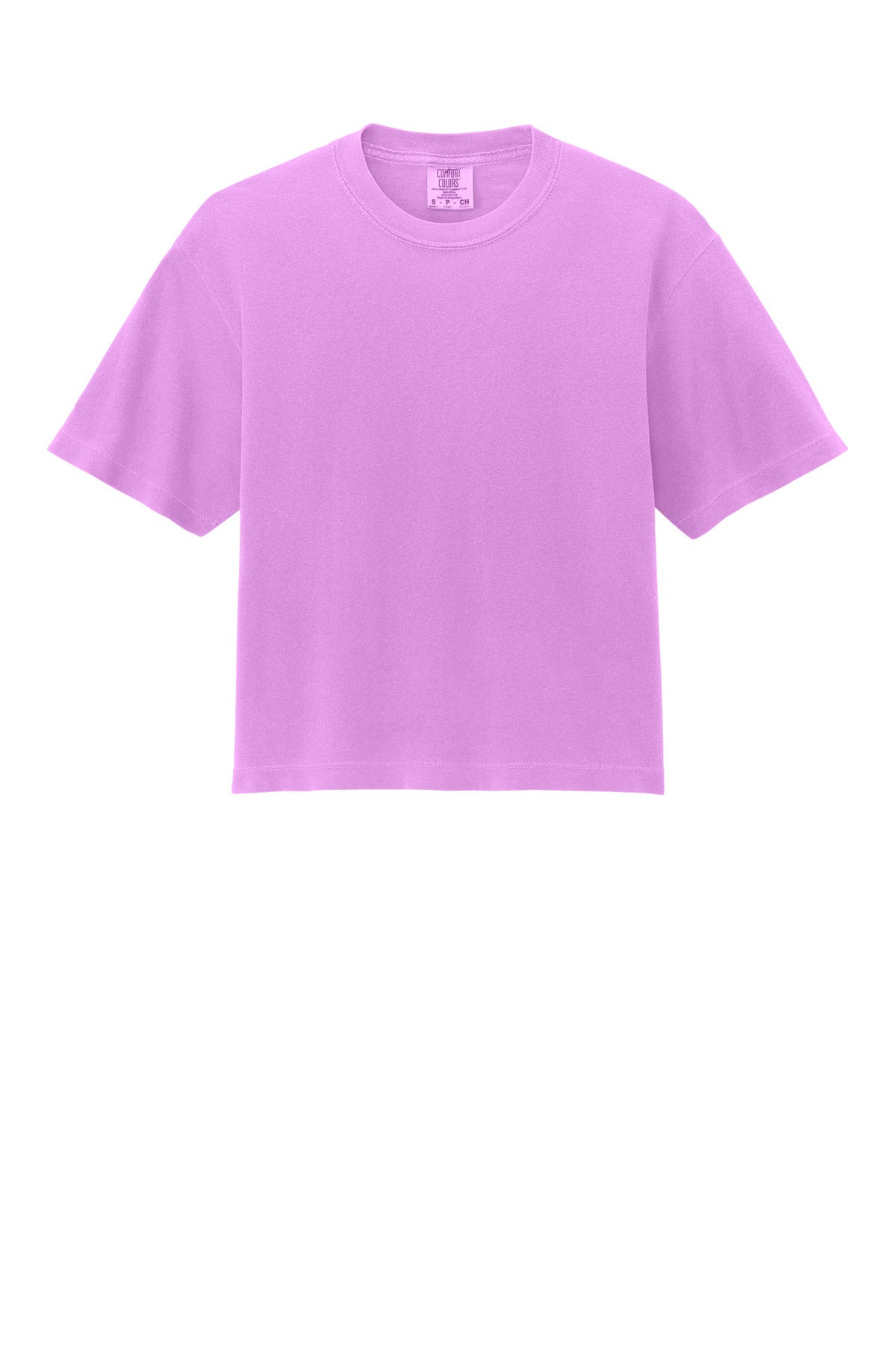 Custom Embroidered Comfort Colors T-Shirts  in Neon Violet