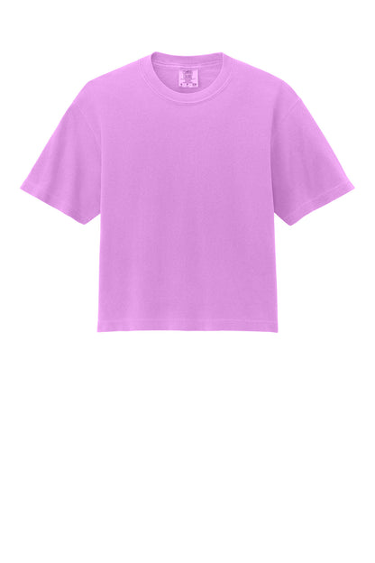 Custom Embroidered Comfort Colors T-Shirts  in Neon Violet