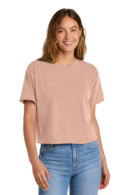Custom Embroidered Comfort Colors T-Shirts  in Peachy
