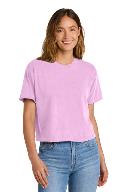 Custom Embroidered Comfort Colors T-Shirts  in Rose Quartz