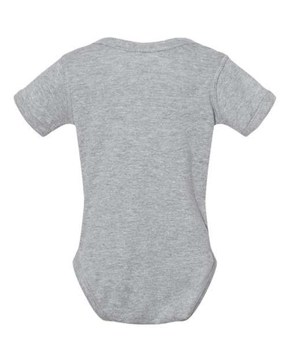 Rabbit Skins Infant Baby Rib Bodysuit 4400 Heather