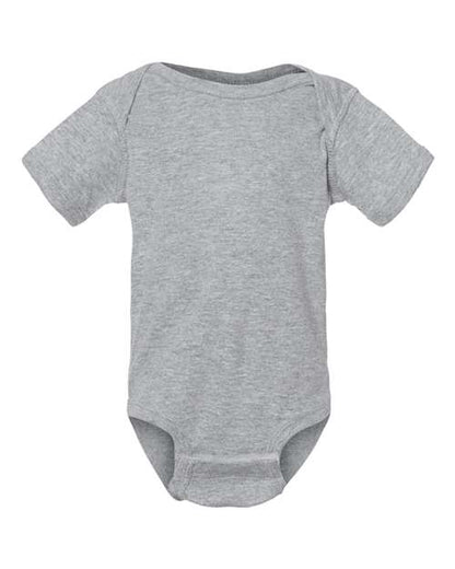 Rabbit Skins Infant Baby Rib Bodysuit 4400 Heather