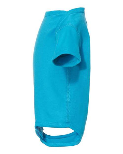 Rabbit Skins Infant Baby Rib Bodysuit 4400 Turquoise