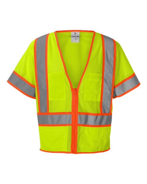 Kishigo Ultra-Cool™ Six-Pocket Mesh Surveyor’s Vest 1242-1243
