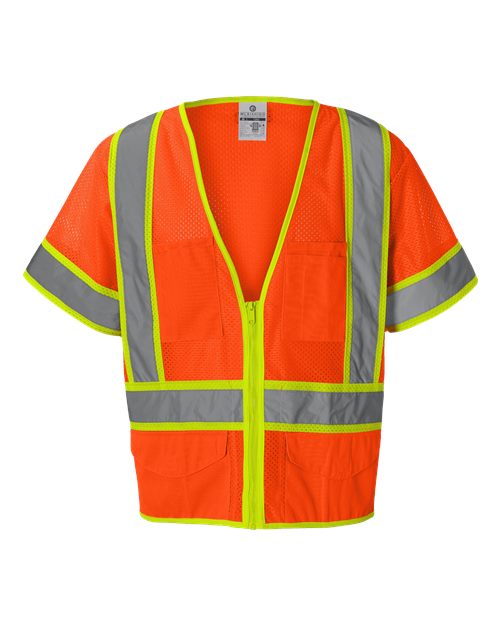 Kishigo Ultra-Cool™ Six-Pocket Mesh Surveyor’s Vest 1242-1243