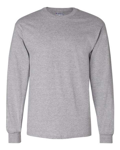 Champion Long Sleeve T-Shirt CC8C Custom Embroidered Business Logo