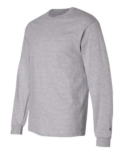 Champion Long Sleeve T-Shirt CC8C Custom Embroidered Business Logo